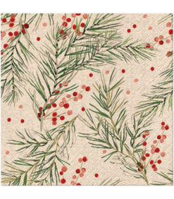 Servetti 25x25cm Havunoksa