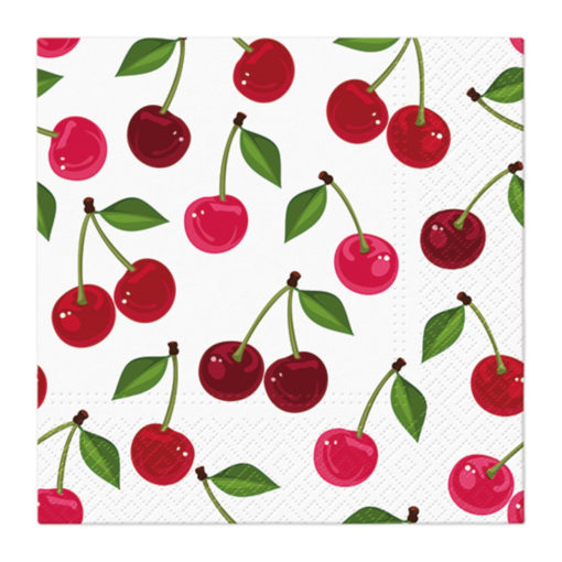 Servetti 33x33cm kirsikat