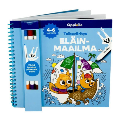 Oppi&ilo Taikaväritys Eläinmaailma