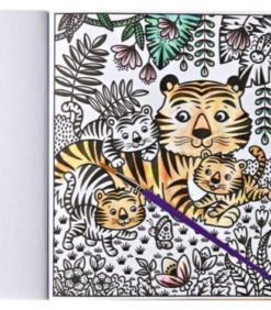 Oppi&ilo Maalaa vedellä viidakko -puuhakirja